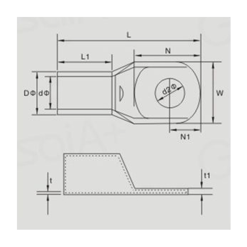 Copper Tube Terminal(SC-Type)(Apply in hard wire)