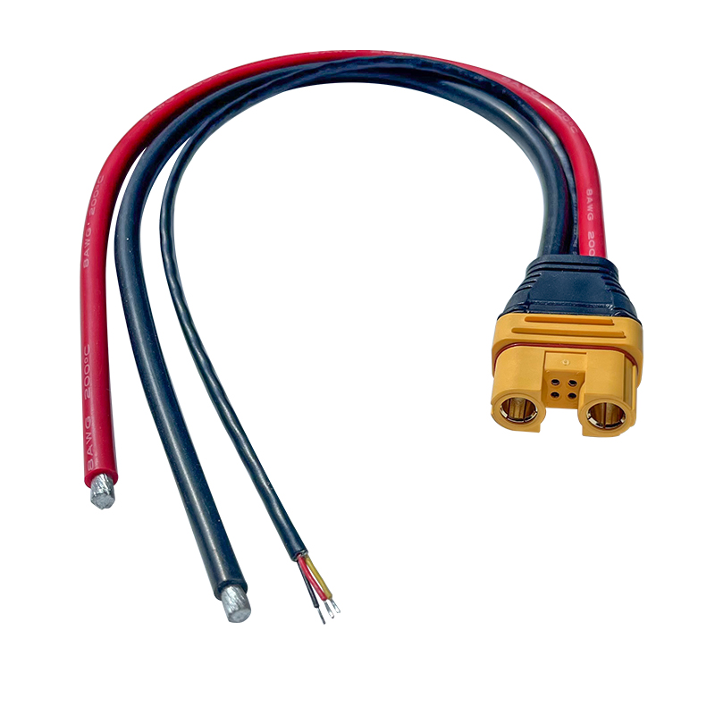 Solar Panel AS150U(2+4)-F Plug Connector And Cables