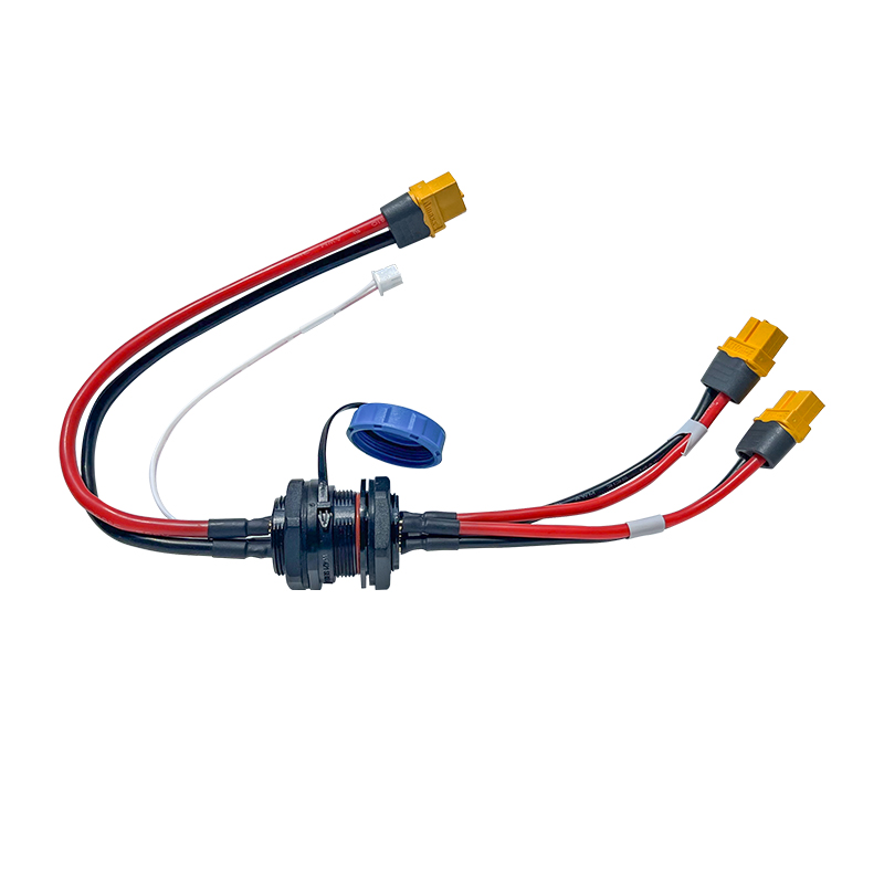 30A High Current Solar Panel Connectors Cable with Weatherproof Design